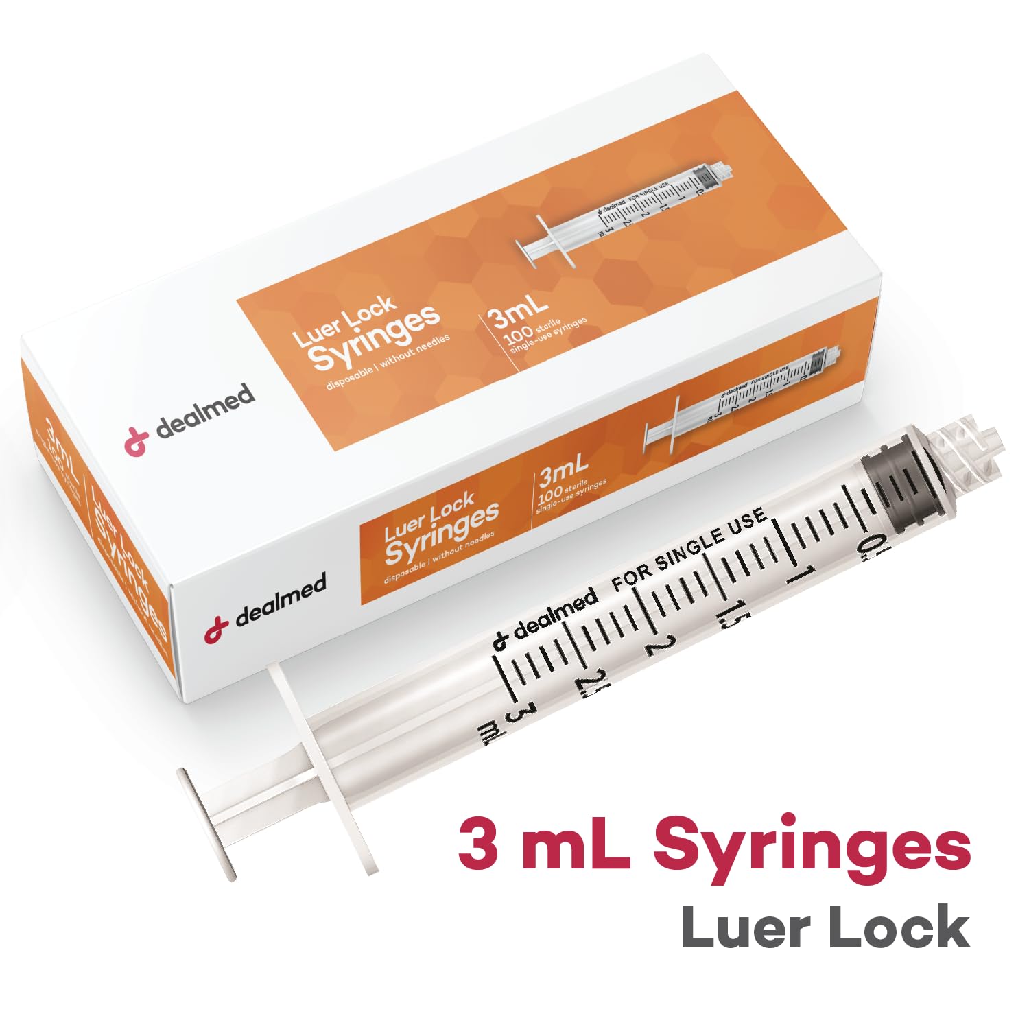 Amazon.com: Dealmed Luer Lock Syringes, Disposable without Needles